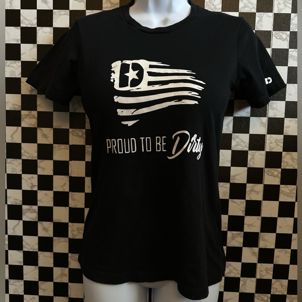 DIRTY REBEL "PROUD TO BE DIRTY” T shirt SIZE SM